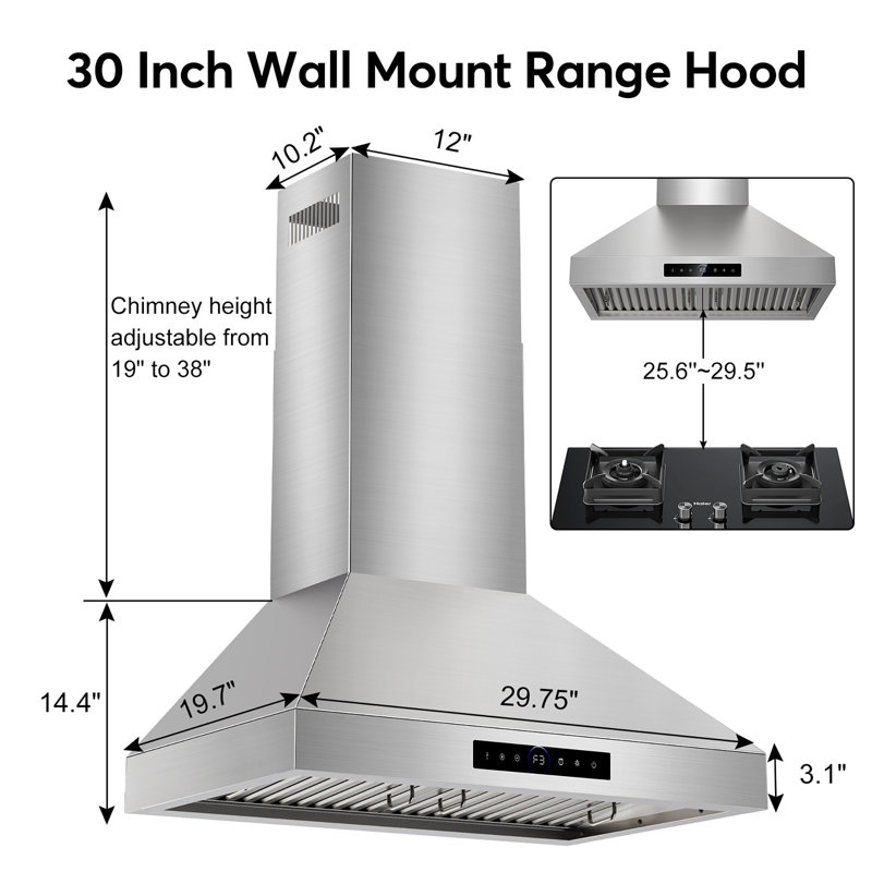 Range Hood, 29.76"
