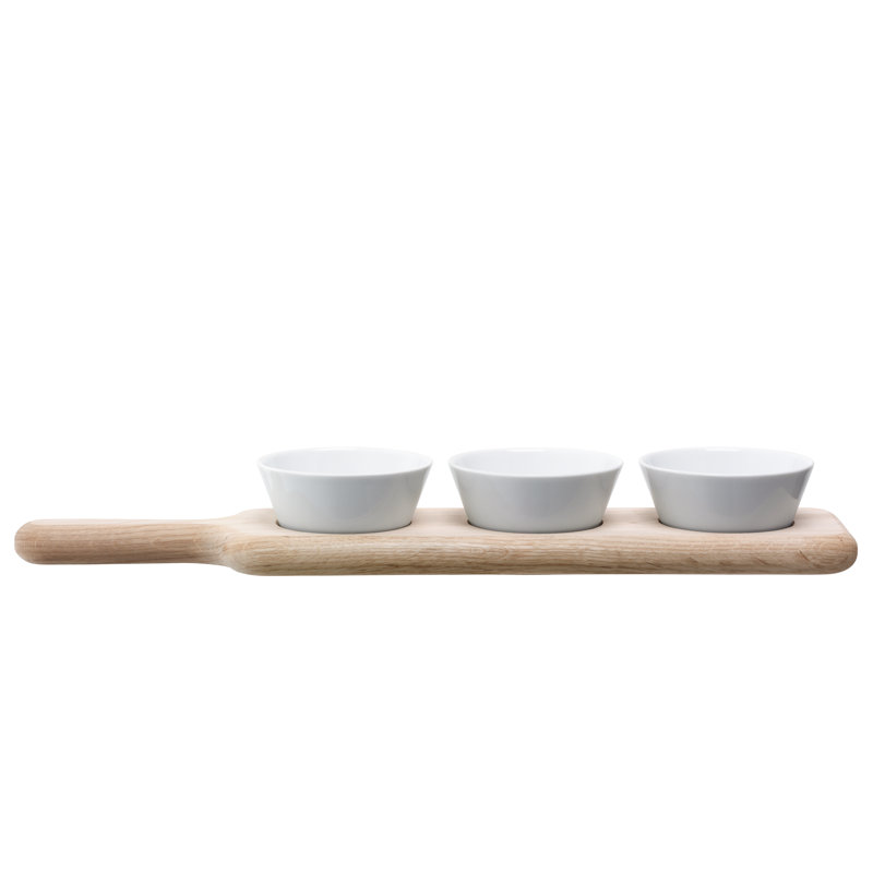 Paddle Porcelain Serving Bowl