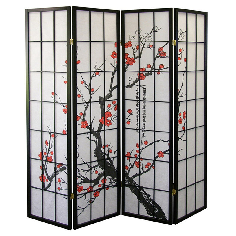 70" Tall 4-Panel Screen / Room Divider