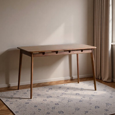 High-quality Sturdy Walnut Wooden Solid  Desk