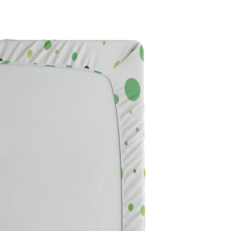 Microfiber Geometric Fitted Sheet, Full Fitted Sheet