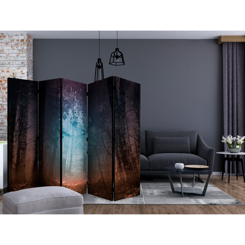 Cardona 225cm W x 172cm H 5 - Panel Folding Room Divider
