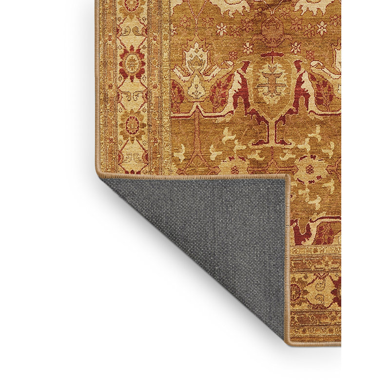 Tapis oriental brun / rouge, Rectangle 3 pi x 5 pi