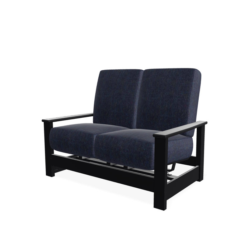 Causeuse profond avec coussins Leeward, Spectre indigo Sunbrella®, Désert