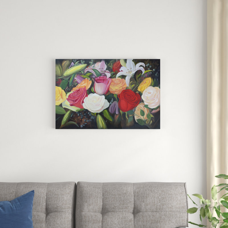 Abondance florale I, H 20 po x l 30 po