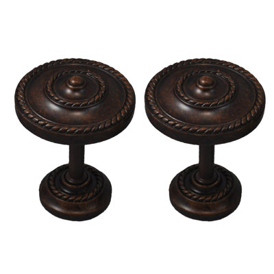 Aldfreck Poly-Resins Decorative Parts, Coated Steel Backplate And Mounting Post