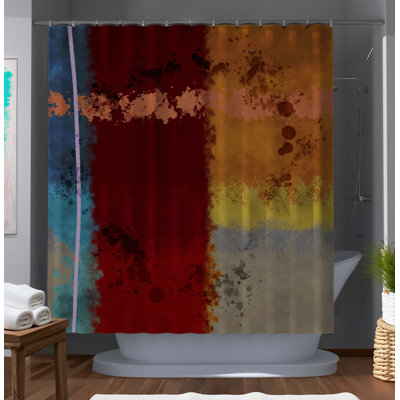 Bryler Abstract Shower Curtain