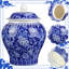 Petits vases en porcelaine bleus et blancs Vase en porcelaine de Chine
