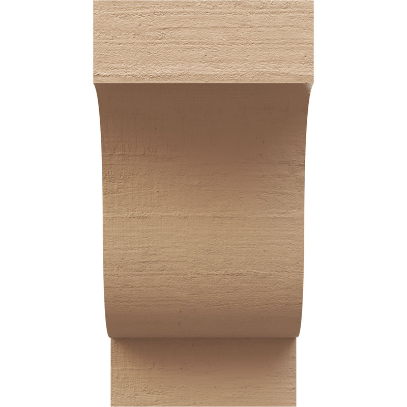 Bois de cèdre brut Newport, grain de bois TimberThane, brun clair apprêté, H 18 po x l 9 po x P 9 po
