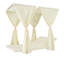 Lit de jour élégant pour l'extérieur, avantages pour l'eau, salons confortables, lit de jour à structure en bois, relaxation extérieure avec rideau imperméable, siège, construction
