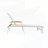 Adjustable Outdoor Chaise Lounge With Aluminum Frame And Mesh Seating For Maximum Comfort And Durability-1024817211