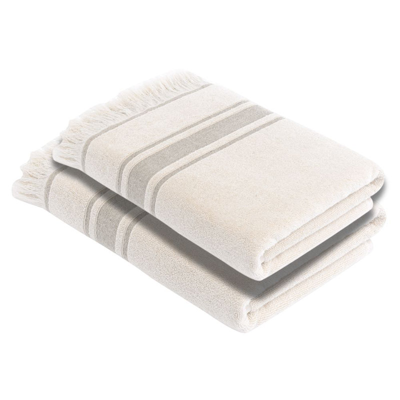 Luxury Turkish Bath Towels, 100% Turkish Cotton, Quick Drying, High Absorbency, Ultra Soft Towels For Home and Bath, Oversized 30"W x 55"L 2-Piece Plush Bath Towels, Talas Style