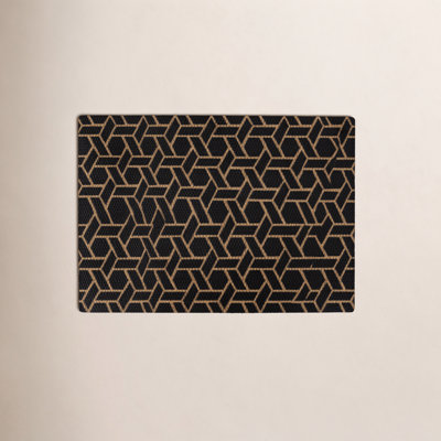 Neighburly Non-Slip Geometric Doormat