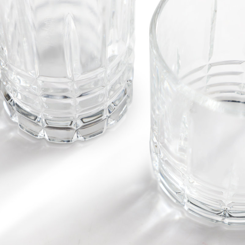 Ensemble de verres à whisky et gaufrés 12 pièces Martha Stewart