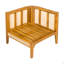 Chaise d'angle d'extérieur