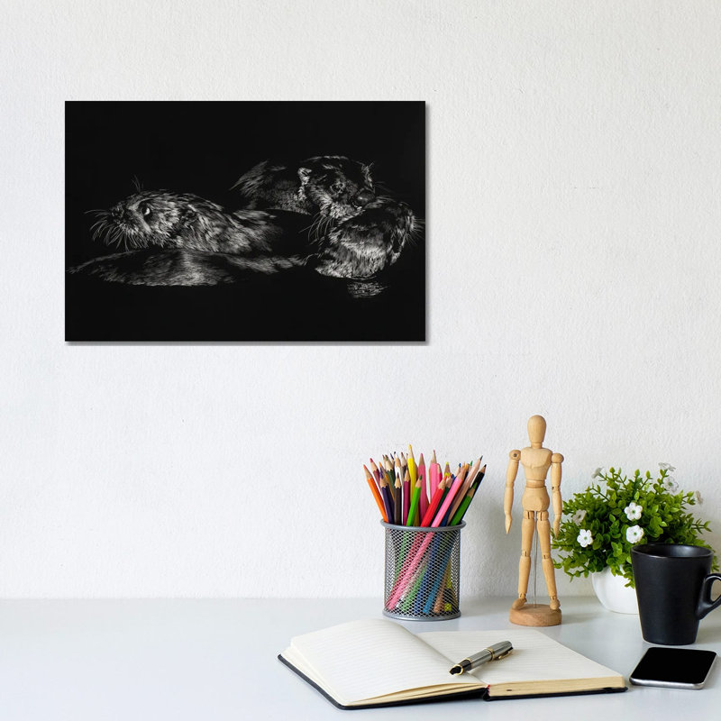 Fluid Dynamics by Julie T. Chapman - Wrapped Canvas Print, 20.32cm H x 30.48cm W x 1.91cm D