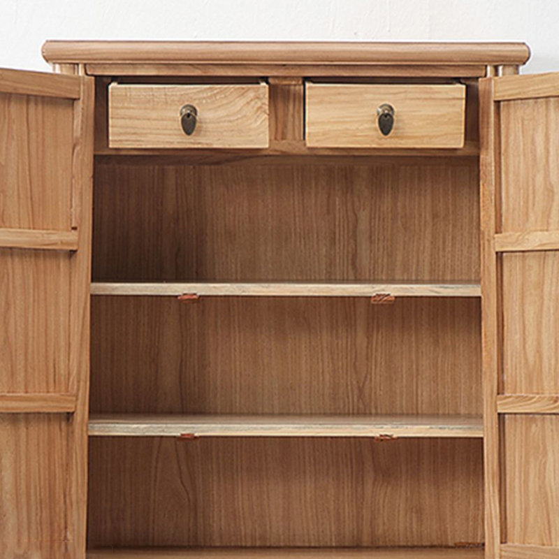 12 Pair Shoe Storage Cabinet, Beige