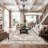 10x12 Washable Vintage Area Rug: Indoor Extra Large Rugs for Living Room Soft Stain Resistant Carpet with Non-Slip Backing Thin Accent Low Pile Print Floor Mat for Bedroom Dining Room(10x12 Brick)-75566755