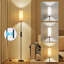 155 CM LED Floor Lamp With Bulb, Reading Lamp With Remote Control, Standing Light For Bedroom-1141654725