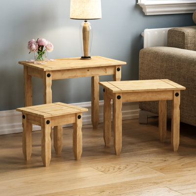 Recdo Solid Wood Nesting Tables