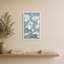 «Spring Blossoms II Slate Blue» par Danhui Nai - impression sur toile-130837651-130837661