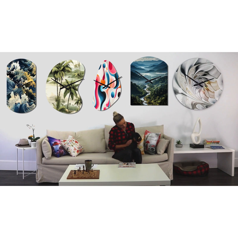 Design Art Metal Wall Clock