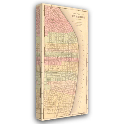 Chicago Street Map, c.1895