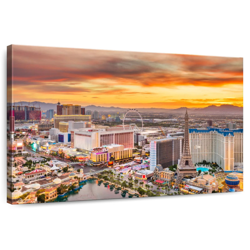 Horizon de Sir Vegas à Las Vegas, H 34 po x l 51 po