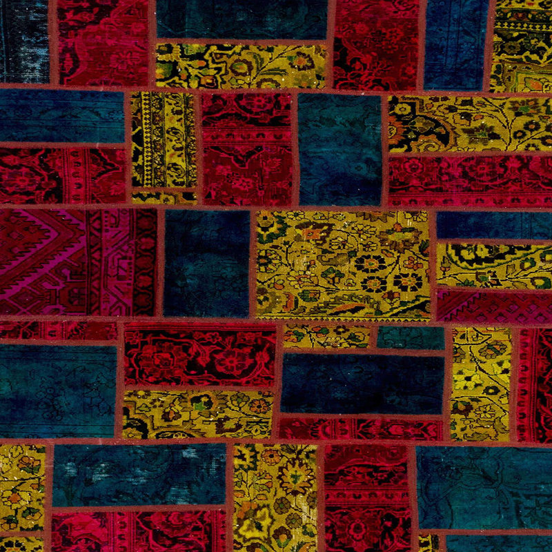 Tapis abstrait et moderne 2006, Carré 3 pi