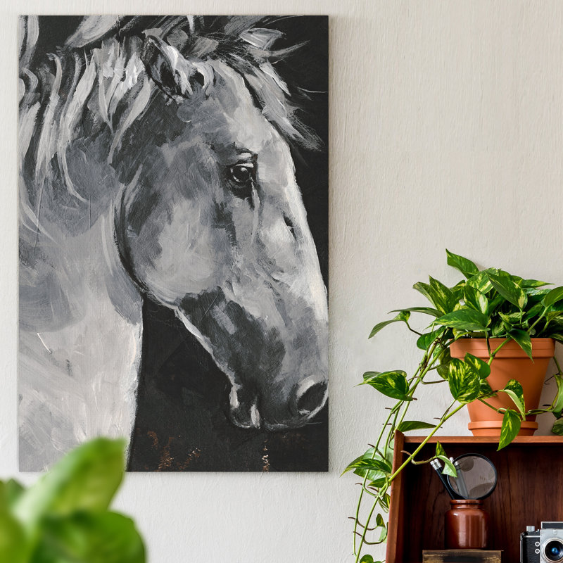 «Tribeca Horse I», reproduction d'art sur toile tendue, H 48 po x l 32 po x P 1,5 po