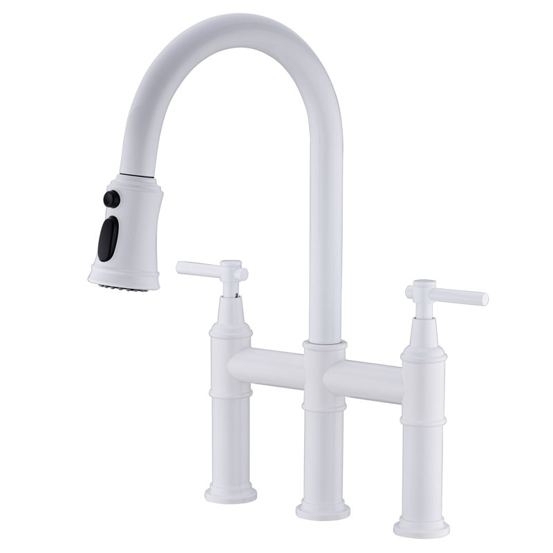 AWZTOO Kitchen Faucet, White