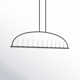 Roumel 11 Light Metal Dimmable Geometric Chandelier