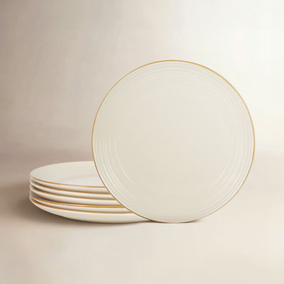Heartwell Latitude RunStoneware Dinner Plate (Set of 6)