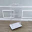 Pupitre 23 x 16 x 46,3 po avec base en bois d'ingénierie (MDF) et roulettes de 2 po Fixturedisplays®
