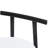 Metal Bar Stool with Backrest (Set of 3)
