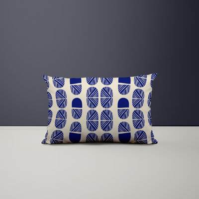 Polyester/Polyester Blend Lumbar Rectangular Indoor/Outdoor Pillow Cover & Insert
