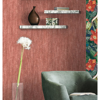Akuna Tuvalu Plain Texture Effect Design 10.05 m x 53cm Wallpaper Roll