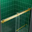 Porte de baignoire double coulissante sans cadre avec système de fermeture en douceur WOODBRIDGE, largeur de 56 à 60 po x hauteur de 62 po avec verre trempé transparent de 3/8 po (10 mm)-116190854