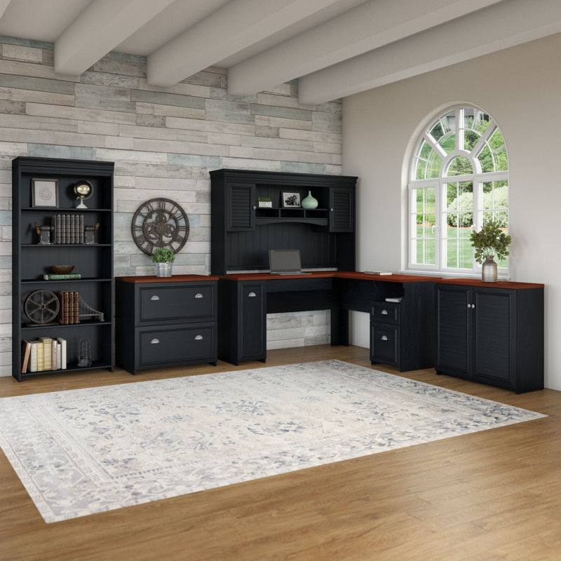 Huckins Bookcase, Antique Black