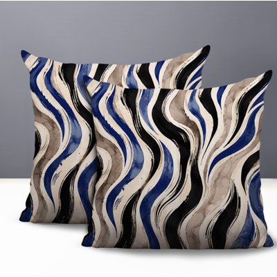 Clark Zebra Print Indoor/Outdoor Reversible Pillow