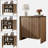 31.5"W Sideboard Buffet Cabinets, Modern Fluted Storage Cabinet With 2 Doors & Adjustable Shelf, For Kitchen Dining Room-582351985-580903197