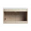 Armoire de salle de bain 30 po avec lavabo, portes, conception à fixation flottante, pour petite salle de bain