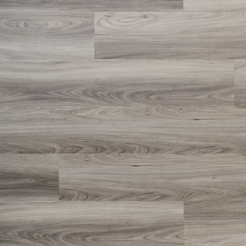 9 po. X 60 po Carrelage de sol en vinyle mat mat (37,5 pieds carrés / caisse), Gris