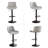 Swivel Adjustable Height Bar Stool With Pu Upholstery And Metal Frame-386866019