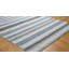 Canyon Cotton Striped Area Rug in Turquoise/Gray-1324414227