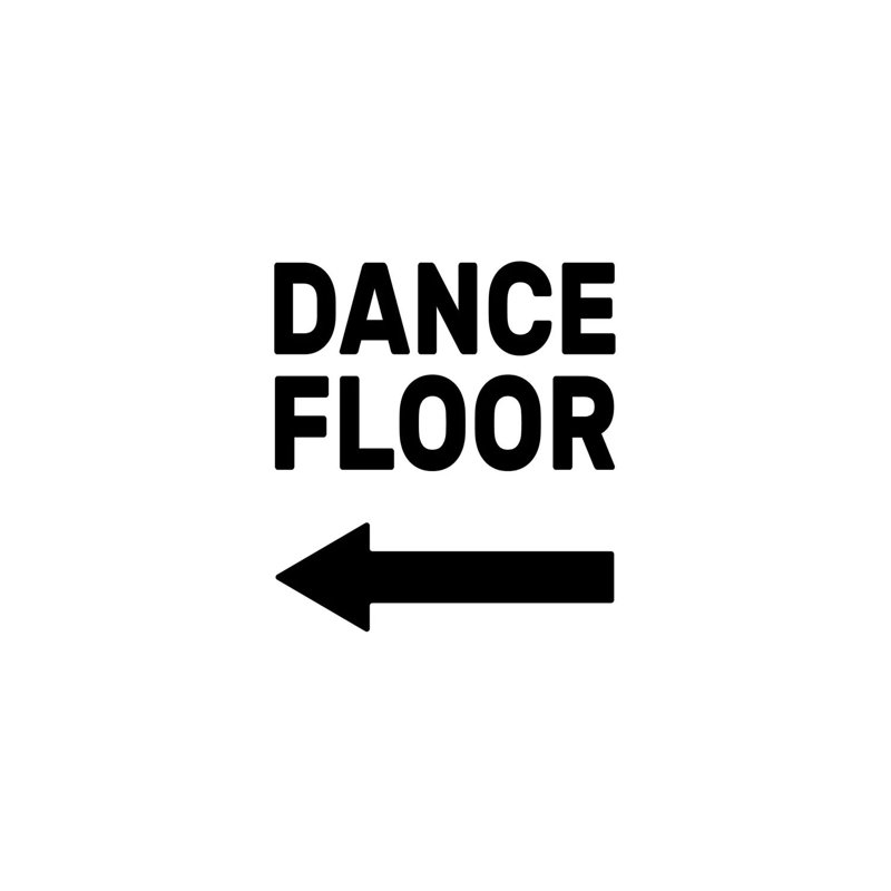 Dance Floor - Left - Print on Canvas, Wrapped Canvas, 45.72cm H x 30.48cm W x 1.91cm D
