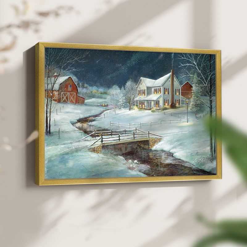 Winter Serenity -Framed Print - Restickable
