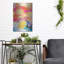Mur en métal Ivy Bronx «Colorful Abstract» par Design Fabrikken-1829905968