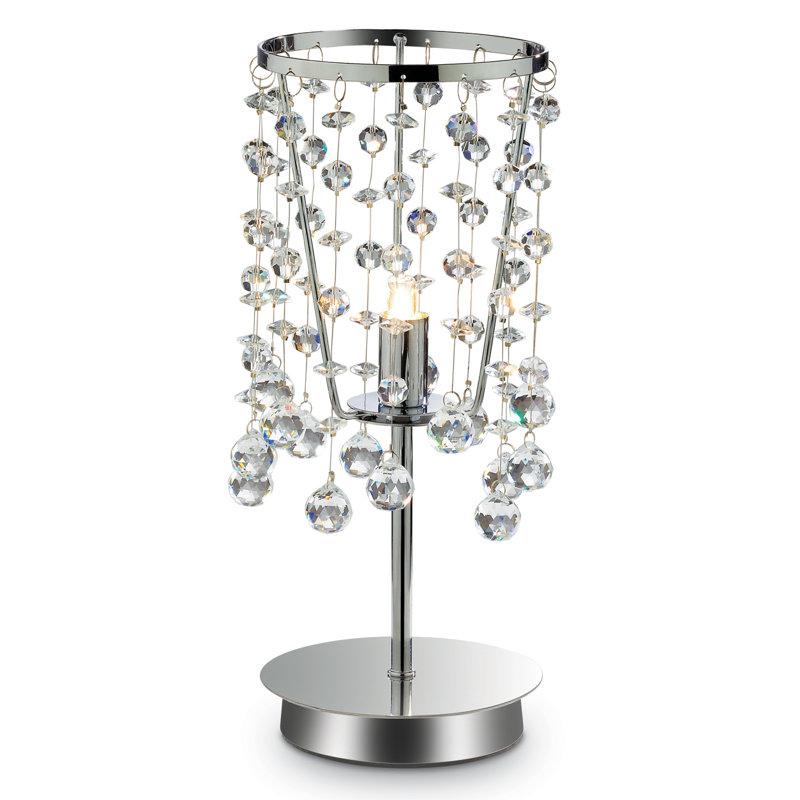 Lampe de table 12,6 po Cecil, Chrome