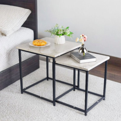 Table de bout blanche Macaubas